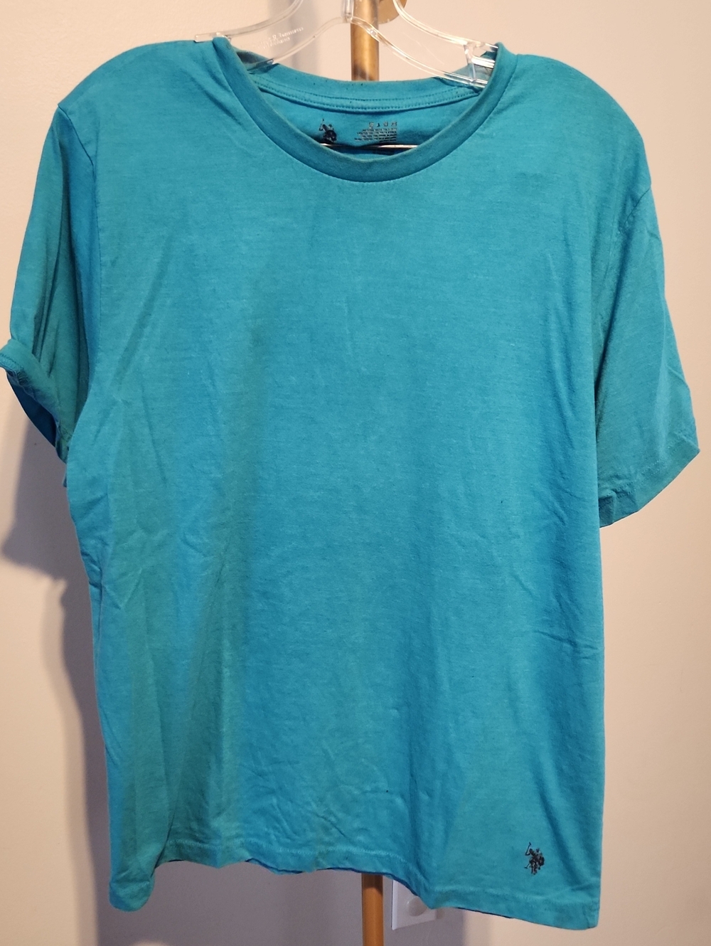 U.S. Polo Assn. Turquoise Short Sleeve Crew Neck Tee